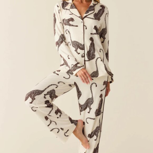 NWT MASONgrey Winter Cloud Jersey PJ Set - Picture 4 of 7